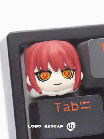 Chainsaw Man Makima Artisan Keycap for Mechanical Keyboard