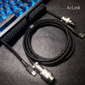 8K Return Rate Mechanical Keyboard Aviation Plug Cable Keyboard Cable Gaming Cable USB Data Cable Spring Cable Custom Cable - Titan Nation