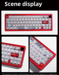 Titan Nation Frosted Matte Dual-Tone Keycaps – PC Translucent Set - Titan Nation
