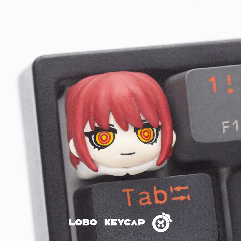 Chainsaw Man Makima Artisan Keycap for Mechanical Keyboard