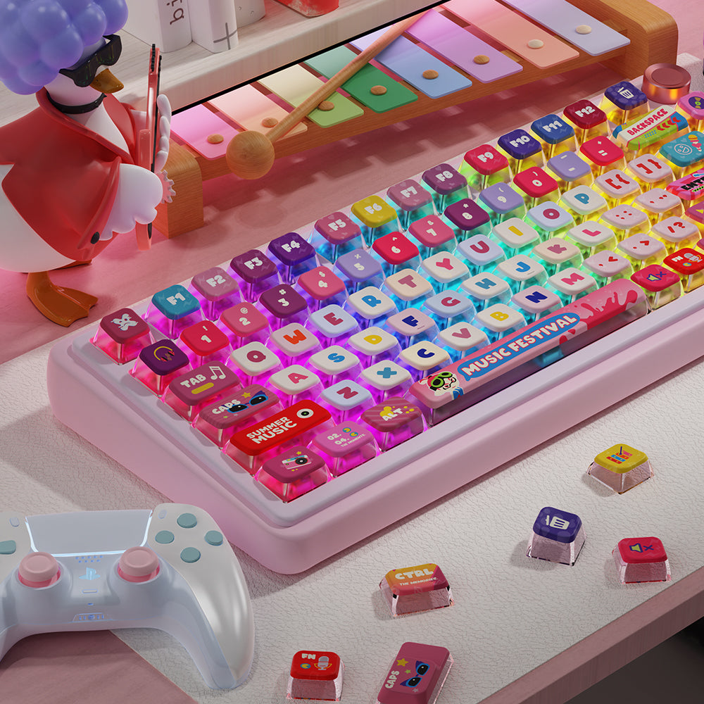 Original Theme Translucent ASA Keycaps Custom Cute PBT+PC Sublimation - Titan Nation