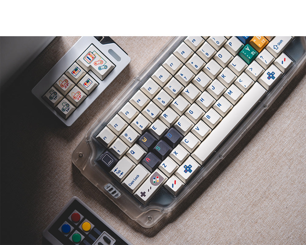 FBB Original SFC 1990 Keycaps – Custom PBT Dye-Sub Set for 87-Key NGC - Titan Nation