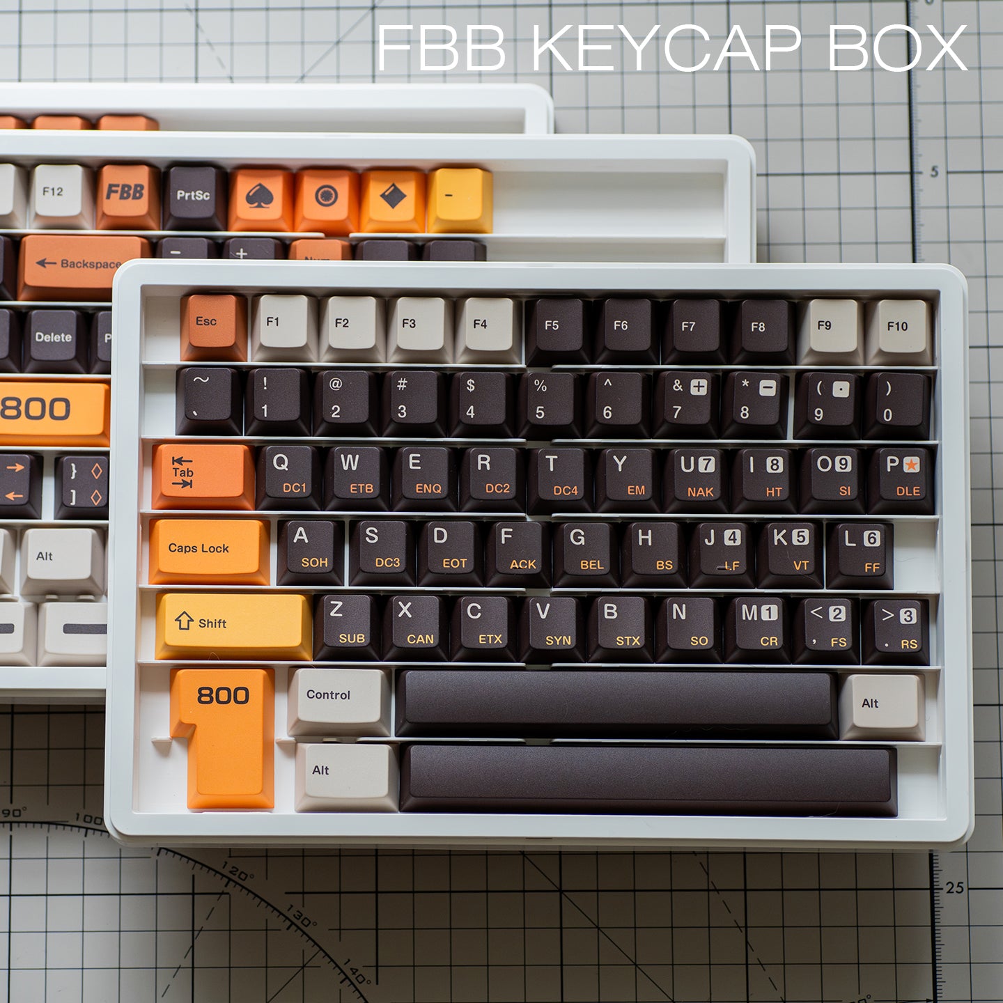 Stackable Keycap Display Box – Multi-Layer Dustproof White Organizer - Titan Nation