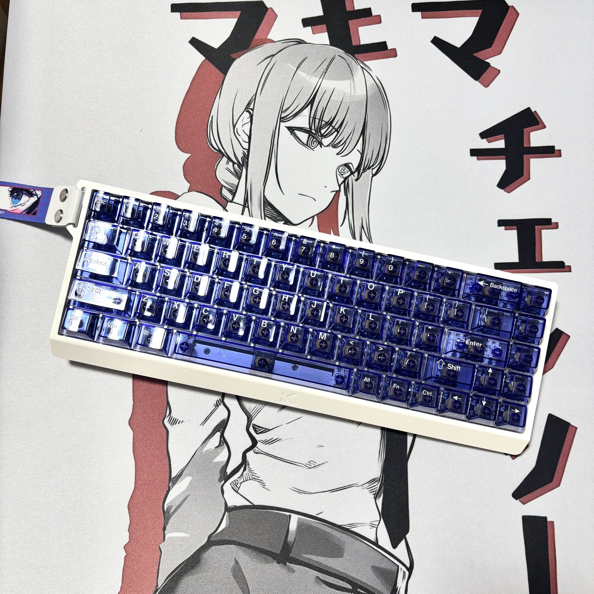 Ice Crystal Gradient Transparent Keycaps – PC Keycaps for Wooting & ACE68 - Titan Nation