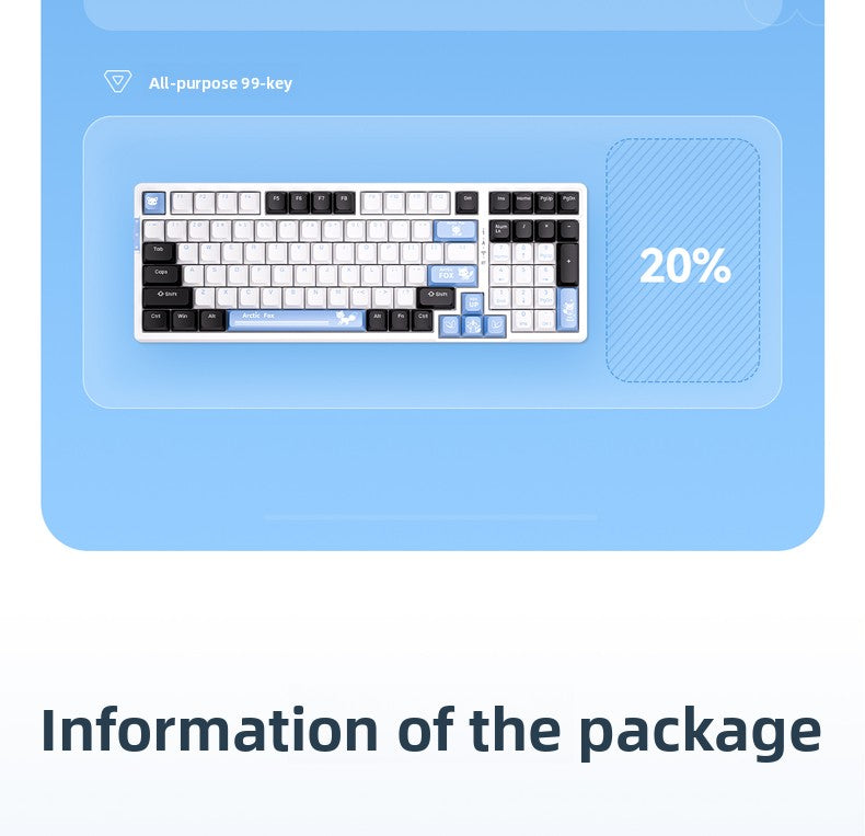 VGN V98 Pro V3 Wireless Gasket Mechanical Keyboard - Titan Nation