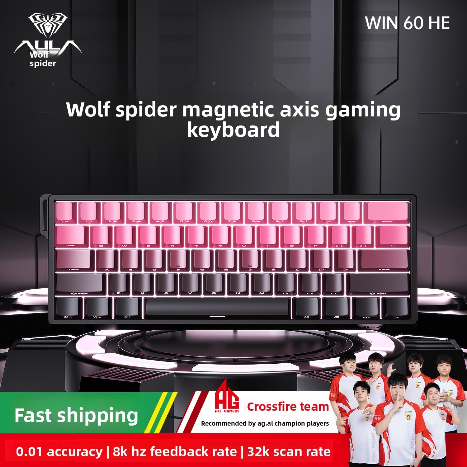 AULA WiN60HE Hall Effect Keyboard