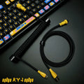 Custom Coiled Type-C Aviator Cable for Mechanical Keyboards – 8K Magnetic Switch Data Cable - Titan Nation