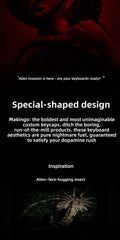 Makingo Alien Facehugger Artisan Keycap – Custom 1U Metal Design - Titan Nation