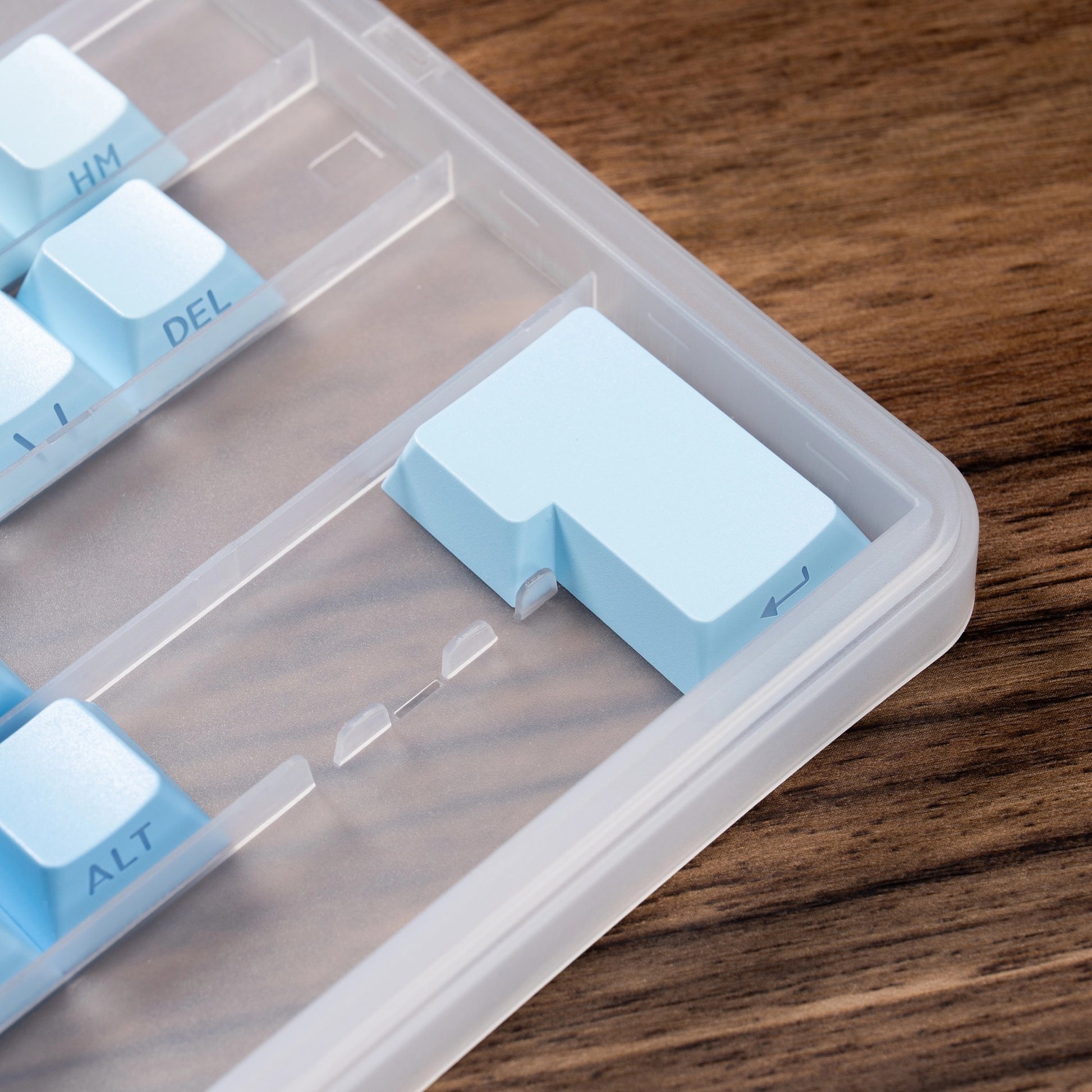 Universal Transparent Keycap Display Box with Dustproof Stackable Lid - Titan Nation