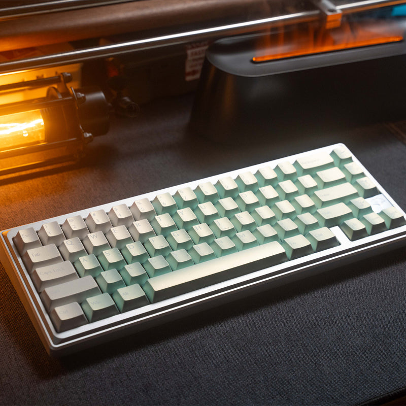 Iridescent Pearl Keycaps – Cherry Profile PBT 1.7mm for Wooting 75 - Titan Nation