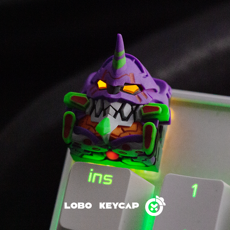 Neon Genesis Evangelion EVA Artisan Keycap – Custom Resin ESC Key - Titan Nation