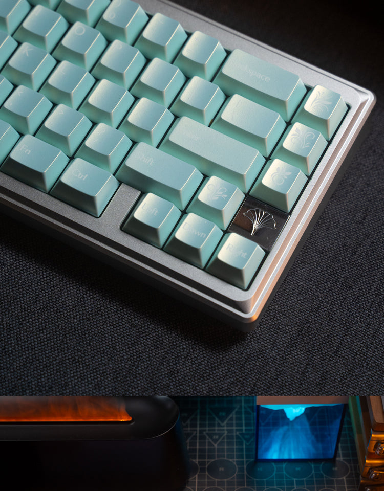 Iridescent Pearl Keycaps – Cherry Profile PBT 1.7mm for Wooting 75 - Titan Nation