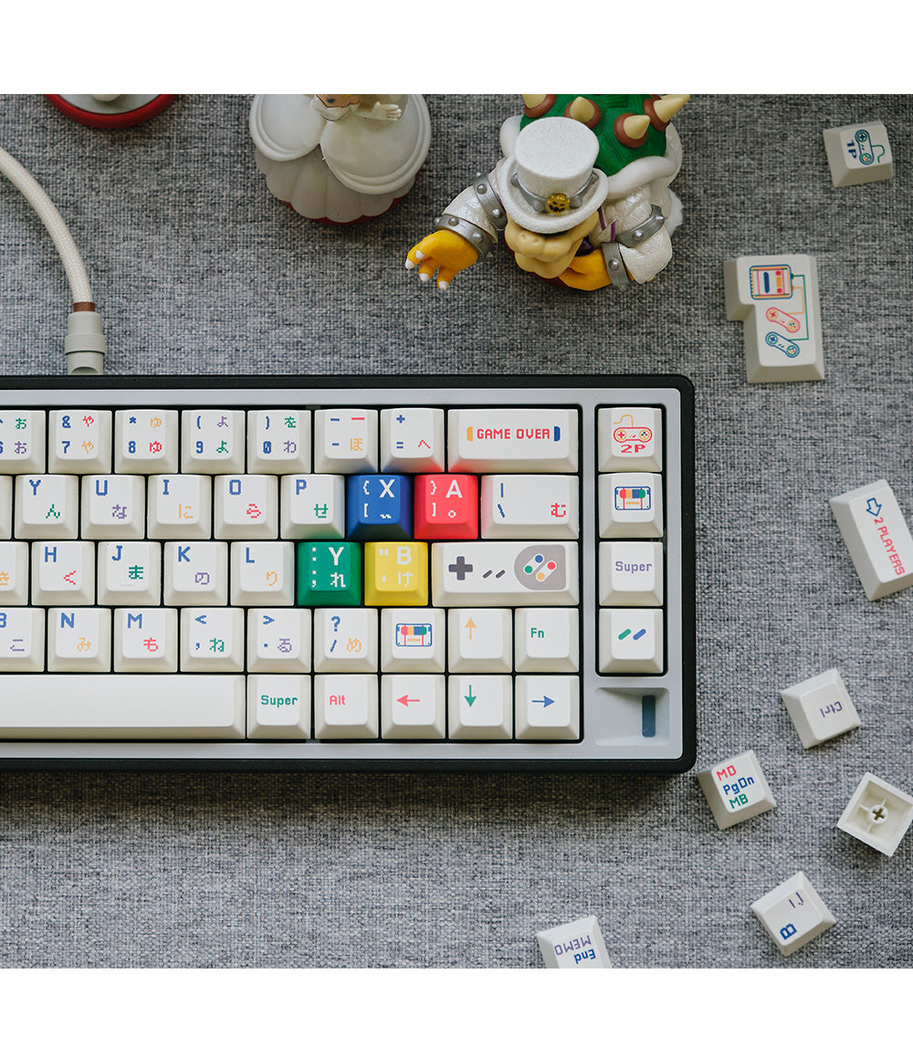 FBB Original SFC 1990 Keycaps – Custom PBT Dye-Sub Set for 87-Key NGC - Titan Nation
