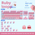 Original Theme Translucent ASA Keycaps Custom Cute PBT+PC Sublimation - Titan Nation