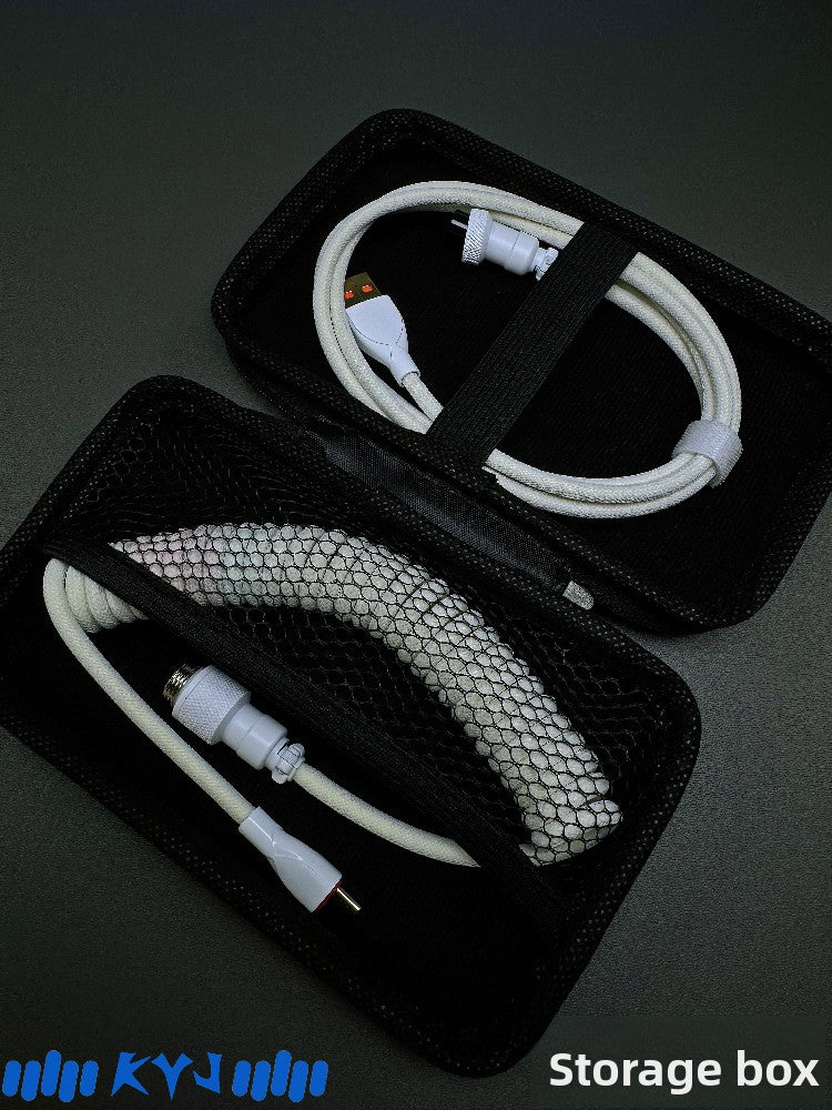 Custom Coiled Type-C Aviator Cable for Mechanical Keyboards – 8K Magnetic Switch Data Cable - Titan Nation