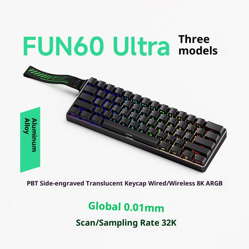 MonsGeek FUN60 Ultra – Aluminum Magnetic Switch Keyboard RT0.01