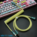 Custom Coiled Type-C Aviator Cable for Mechanical Keyboards – 8K Magnetic Switch Data Cable - Titan Nation