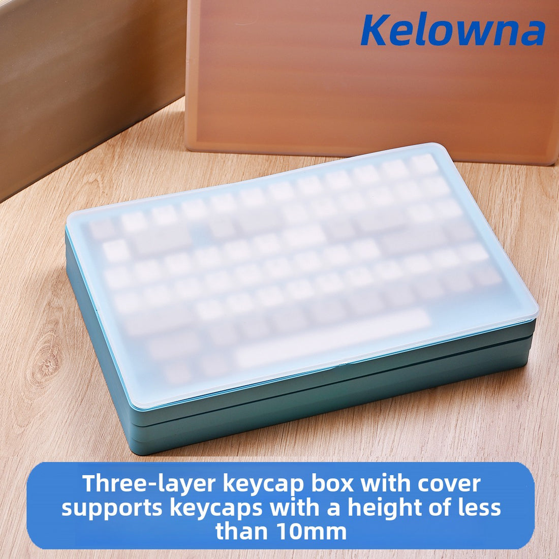 3-Layer Stackable Keycap Storage Box for Mechanical Keyboards - Titan Nation