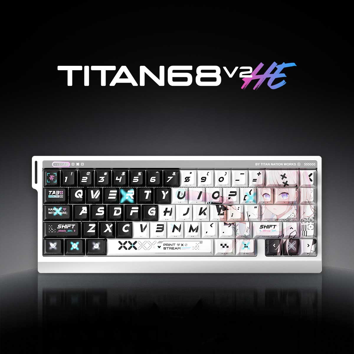 TITAN68HE Magnetic Switch Keyboard | Titan Nation