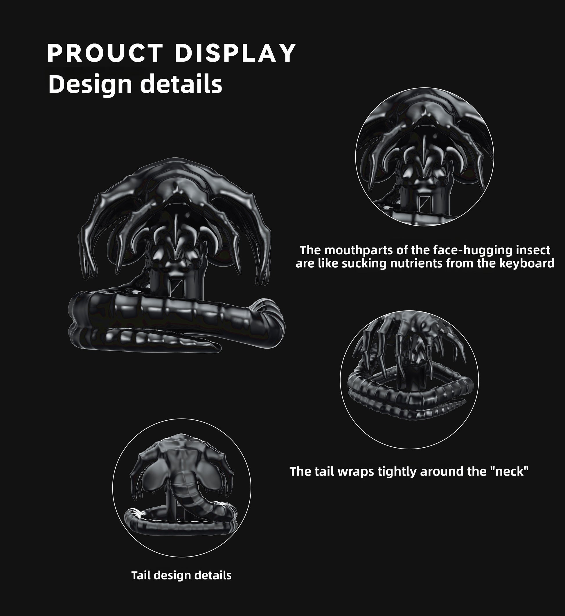 Makingo Alien Facehugger Artisan Keycap – Custom 1U Metal Design - Titan Nation