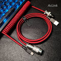 8K Return Rate Mechanical Keyboard Aviation Plug Cable Keyboard Cable Gaming Cable USB Data Cable Spring Cable Custom Cable - Titan Nation