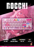Titan Nation Bocchi the Rock Pochi-chan Keycaps – Pink PBT Set - Titan Nation