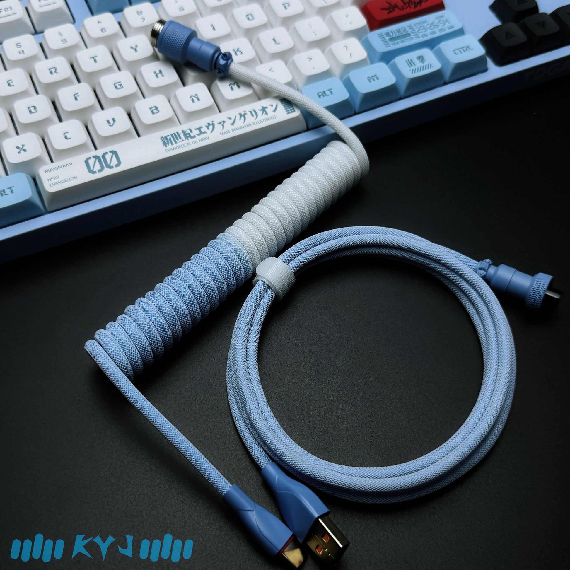 Custom Coiled Type-C Aviator Cable for Mechanical Keyboards – 8K Magnetic Switch Data Cable - Titan Nation