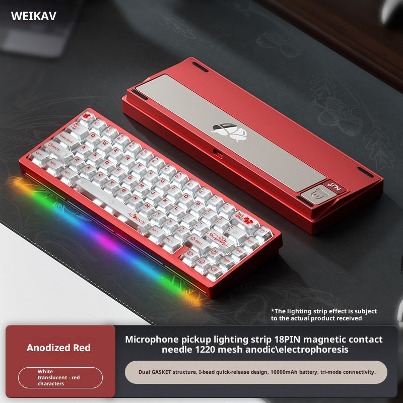 NUT65 Tri-Mode Aluminum Keyboard Kit – Custom Gasket Gaming