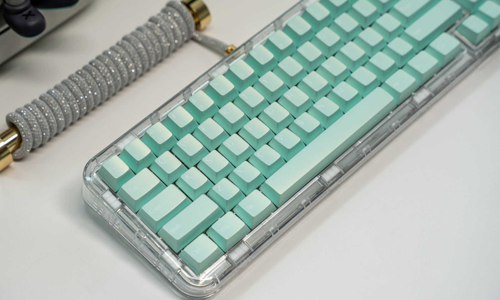 Iridescent Pearl Keycaps – Cherry Profile PBT 1.7mm for Wooting 75 - Titan Nation