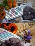 Iridescent Pearl Keycaps – Cherry Profile PBT 1.7mm for Wooting 75 - Titan Nation