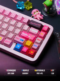 Titan Nation Bocchi the Rock Pochi-chan Keycaps – Pink PBT Set - Titan Nation