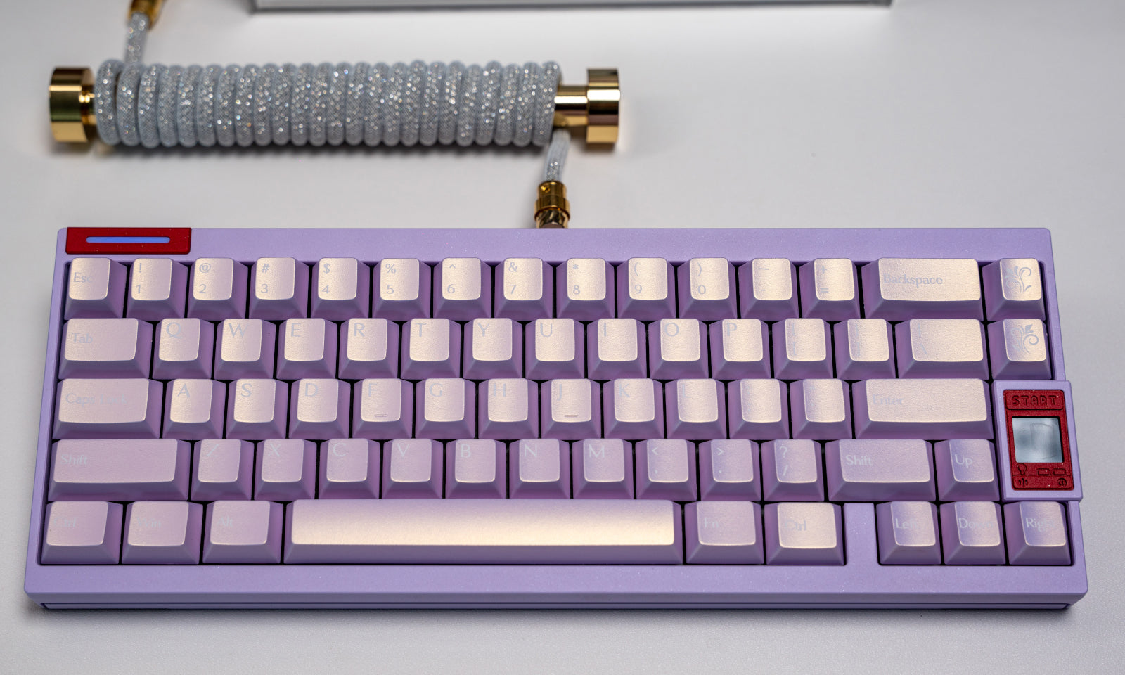 Iridescent Pearl Keycaps – Cherry Profile PBT 1.7mm for Wooting 75 - Titan Nation
