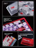 Titan Nation Frosted Matte Dual-Tone Keycaps – PC Translucent Set - Titan Nation