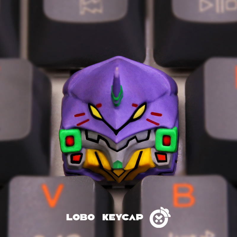 Neon Genesis Evangelion EVA Artisan Keycap – Custom Resin ESC Key - Titan Nation