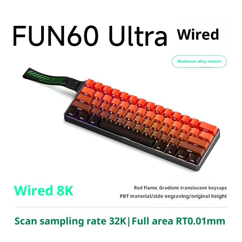 MonsGeek FUN60 Ultra – Aluminum Magnetic Switch Keyboard RT0.01