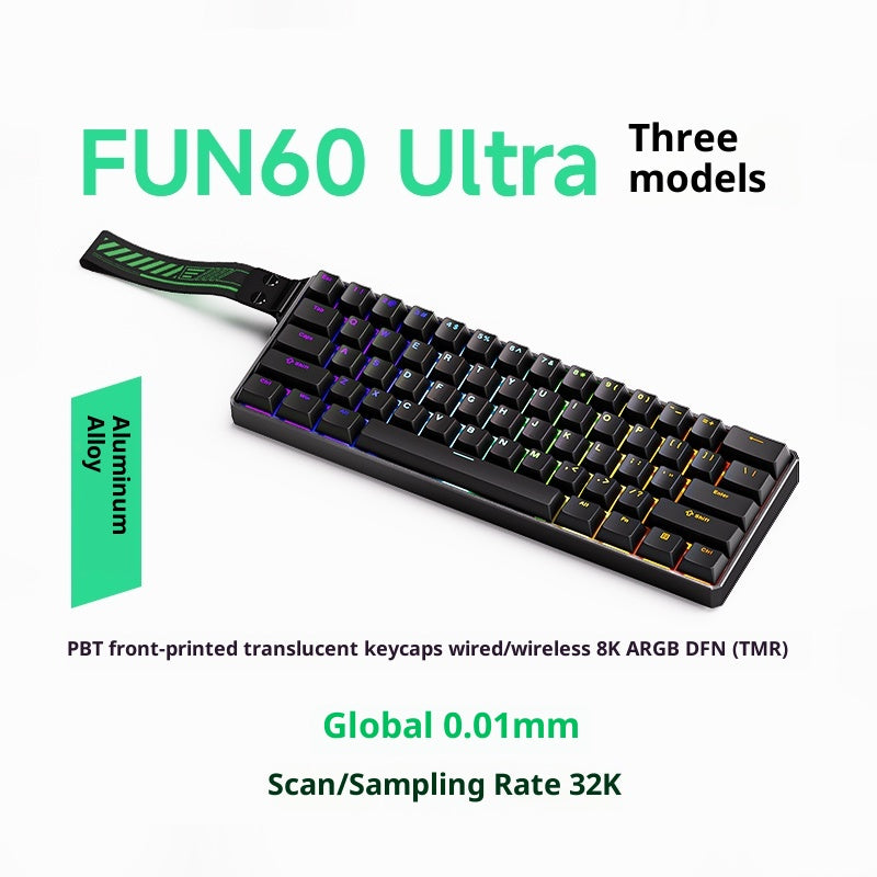 MonsGeek FUN60 Ultra – Aluminum Magnetic Switch Keyboard RT0.01