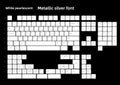 Iridescent Pearl Keycaps – Cherry Profile PBT 1.7mm for Wooting 75 - Titan Nation