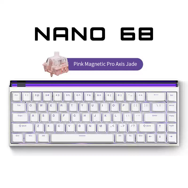 NANO 68 PRO Magnetic Switch Keyboard quick triggering, web-driven
