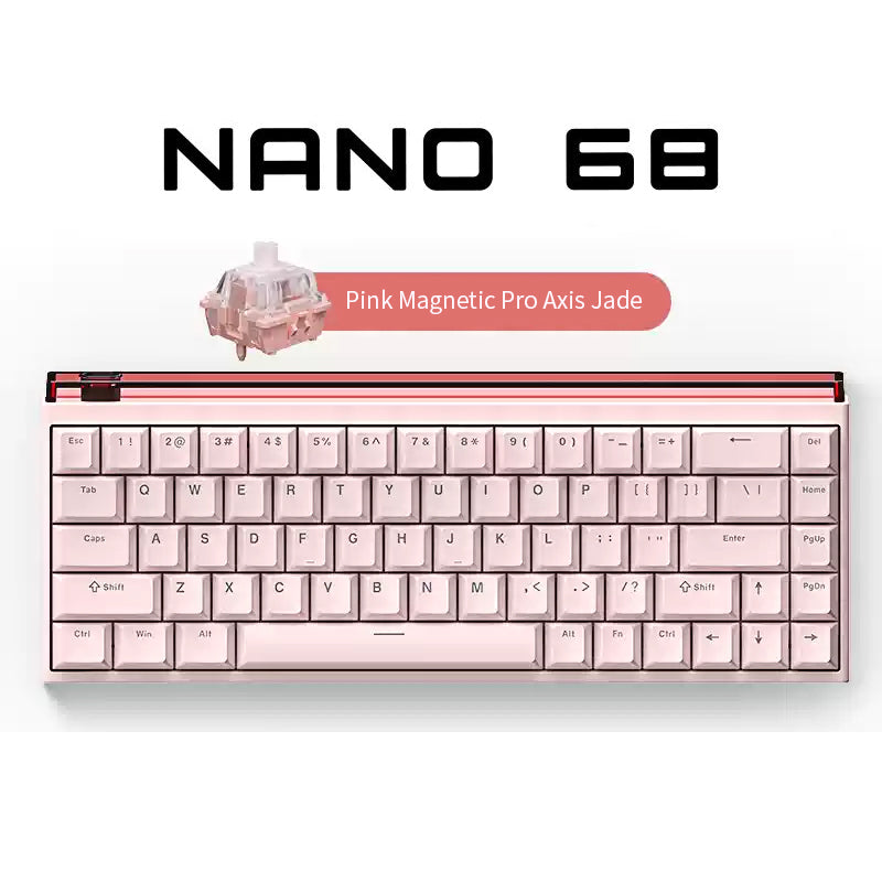 NANO68 PRO Magnetic Switch Keyboard supports web driver